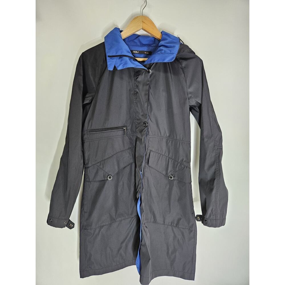 Nau Women's Navy Blue Lightweight Spring Reverb Jacket Windbreaker Size XS